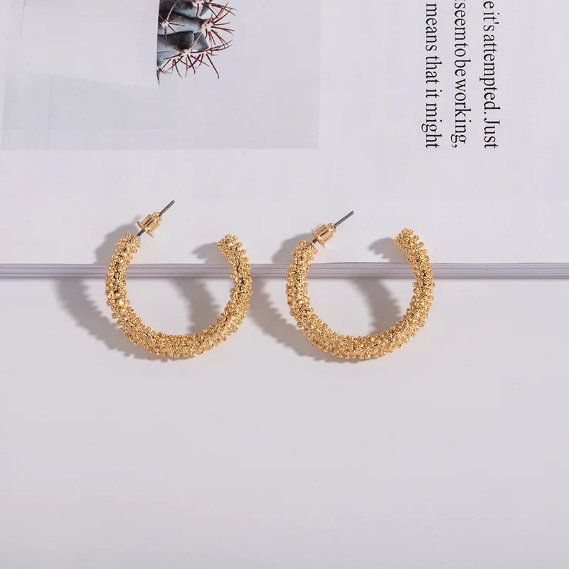 Винтажные серьги в виде звеньев с геометрическим узелком для женщин и девушек