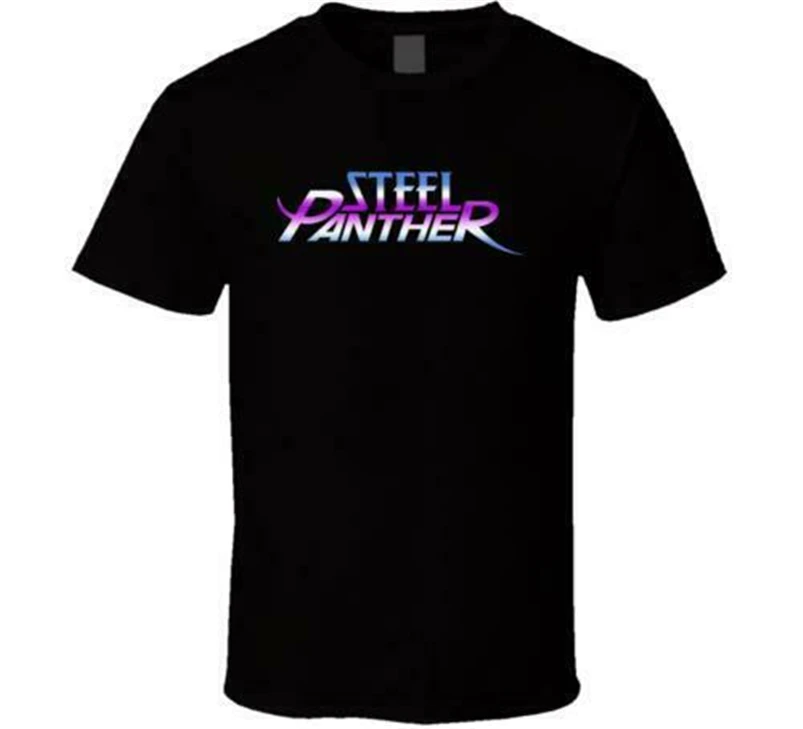 Новая мужская футболка с логотипом Sl Panther черно-белая музыкальным американский