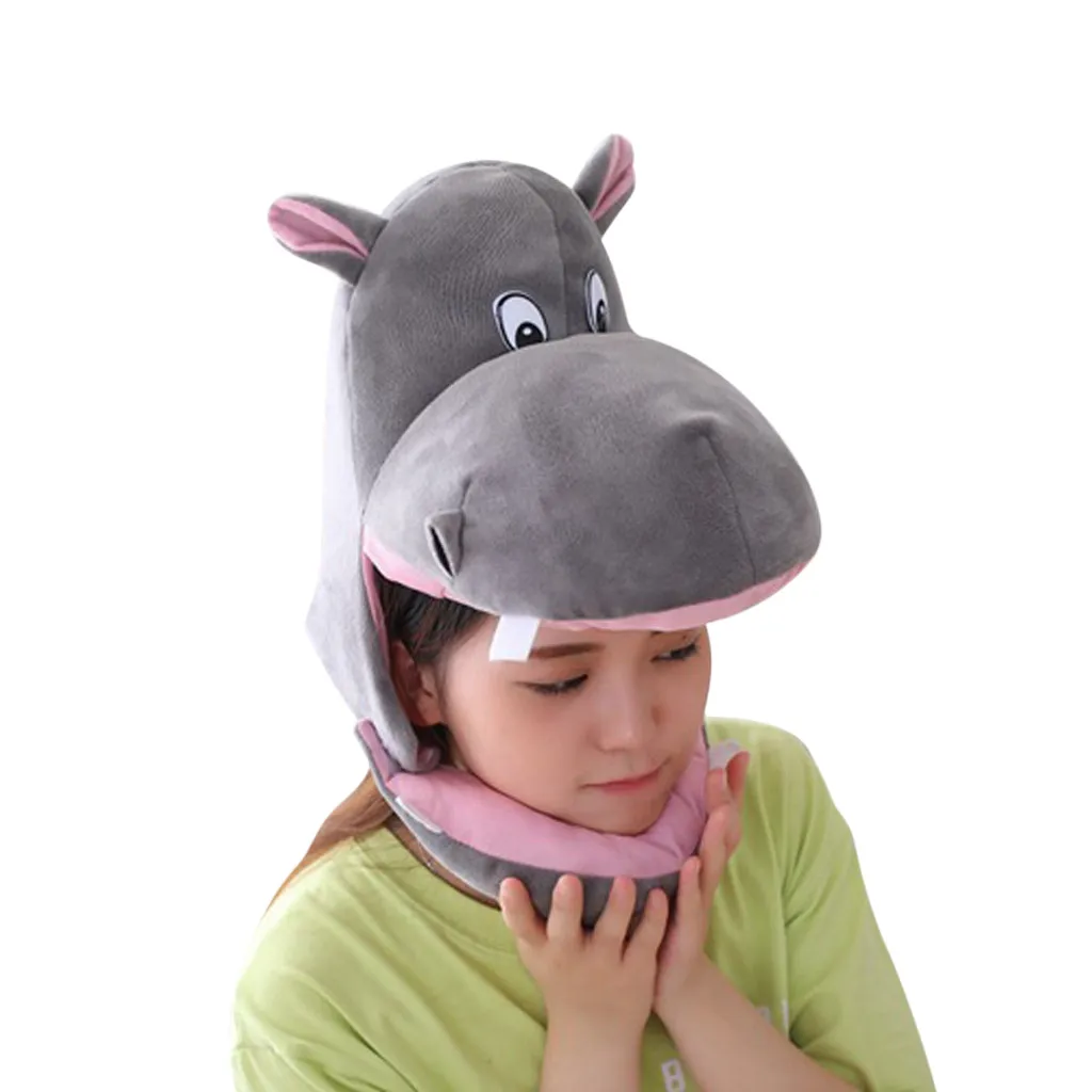 Рождественская шапка для взрослых забавный олень кепка в форме бегемота