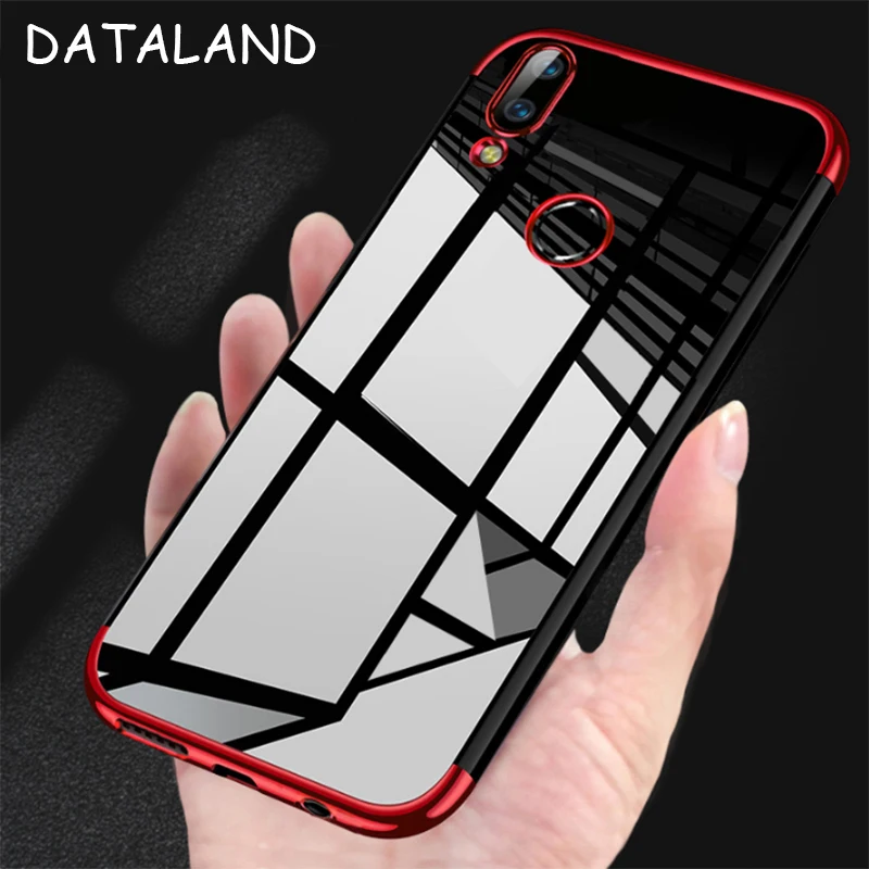 Роскошный Ультратонкий Прозрачный мягкий силиконовый чехол из ТПУ с покрытием