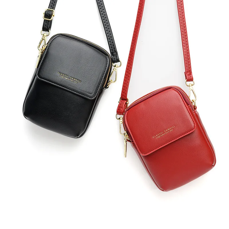 FOSIZZO Bag For Phone Cheap Handbag PU Leather Crossbody Designer Summer Bag Phone Shoulder Bag Small Trend Chic Bag  #5334