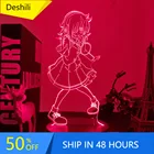 Аниме светодиодный ночник независимо от того, как я смотрю на него Tomoko Kuroki для спальни декоративсветильник льник подарок на день рождения манга лампа WataMote