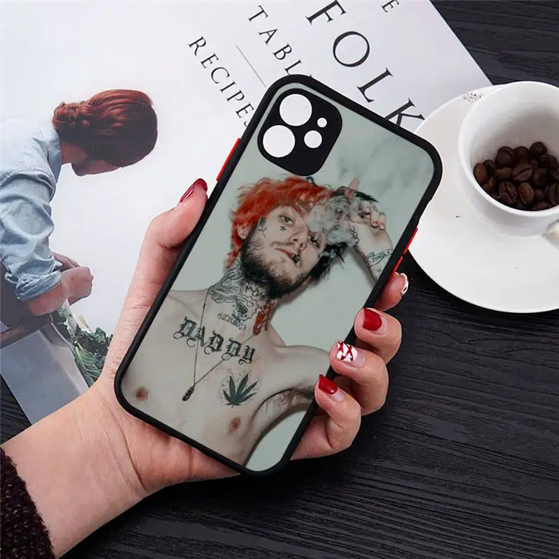 

lil art aesthetic Luxury cool peep Phone Case Matte Transparent for iPhone 7 8 11 12 s mini pro X XS XR MAX Plus cover funda