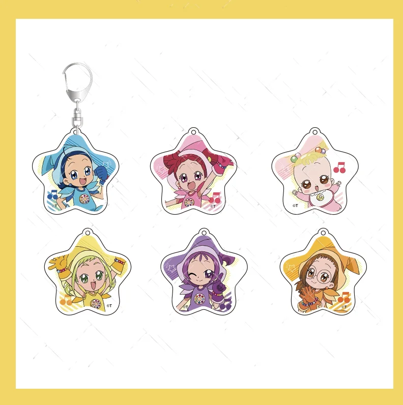 

Anime Magical DoReMi Afternoon Tea Harukaze DoReMi Pop Cosplay PVC Figure Pendant Keychain Keyring Figure Kids Toy 9948