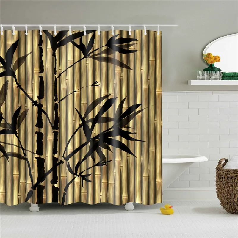 Old Door Series Shower Curtain Fabric Hanging Waterproof Polyester Bath Bathroom Decor Screen With Hooks | Дом и сад