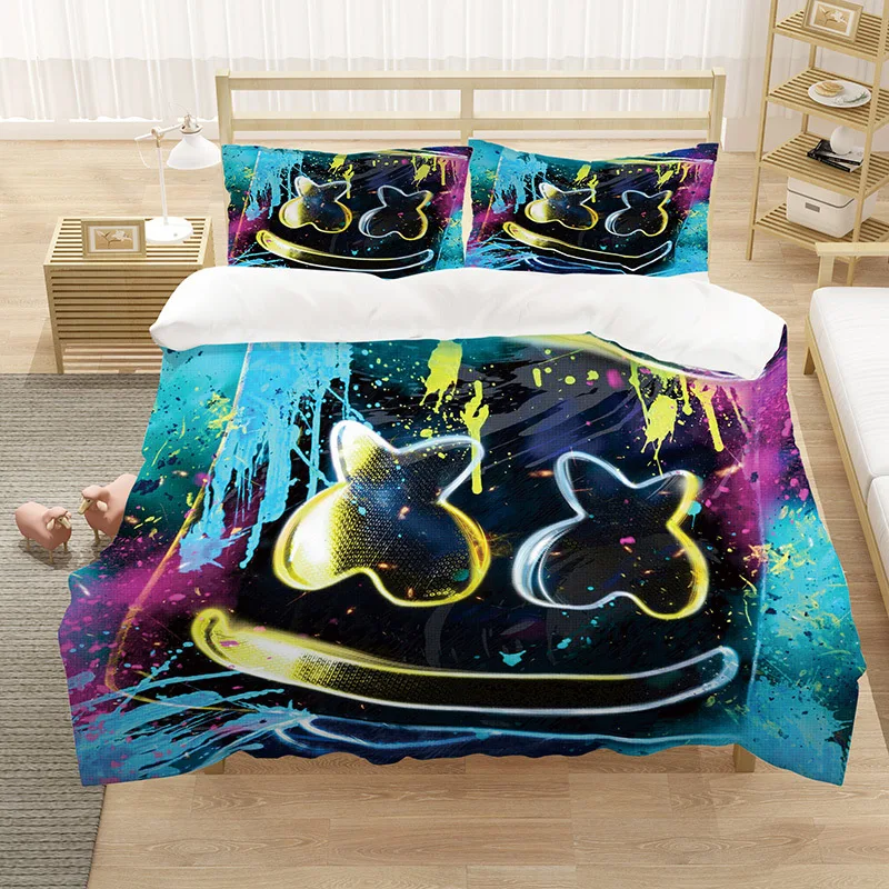 

Dropshipping Home Textile 3D Pattern Print Bedding Set Single/Double Size Duvet and Pillowcase
