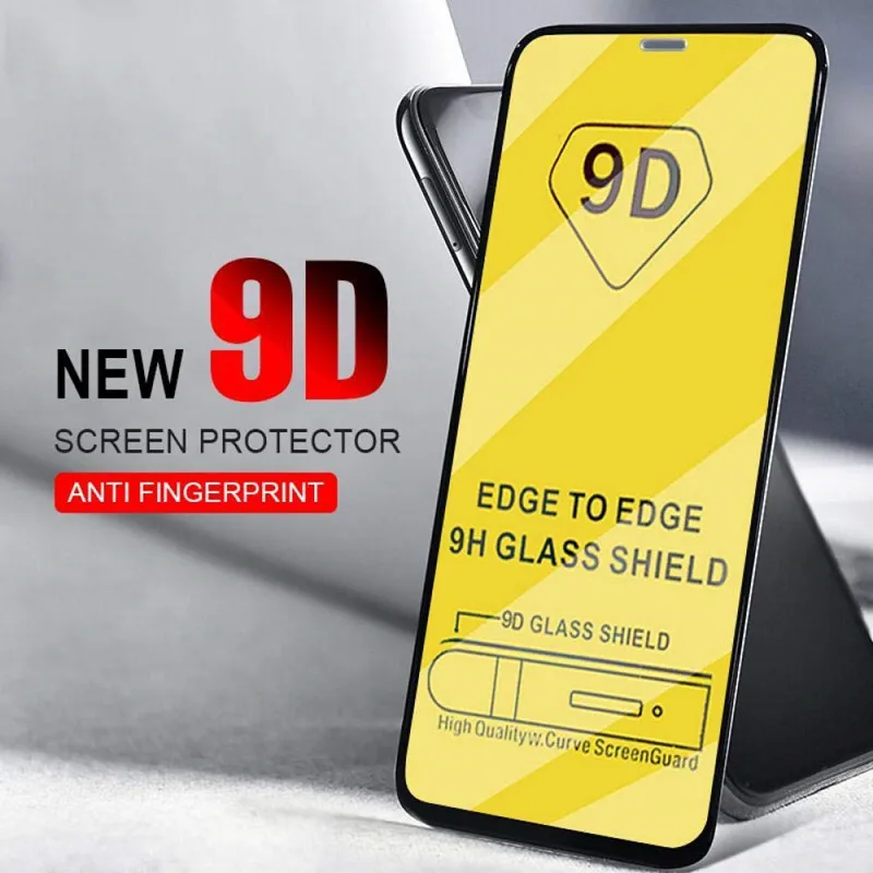 Закаленное защитное стекло 9D для Xiaomi Mi 8 SE Mi8 Pro A1 A2 Lite Pocophone F1 Max 3 2|Защитные стёкла и