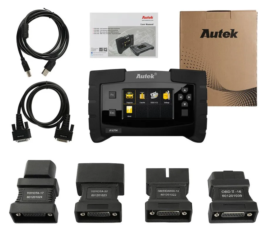 Autek IFIX704 OBDII Автомобильный сканер все системы IMMO ABS SAS EPB сброс масла для Chrysler Ford Toyota ODB2 OBD2 диагностический инструмент