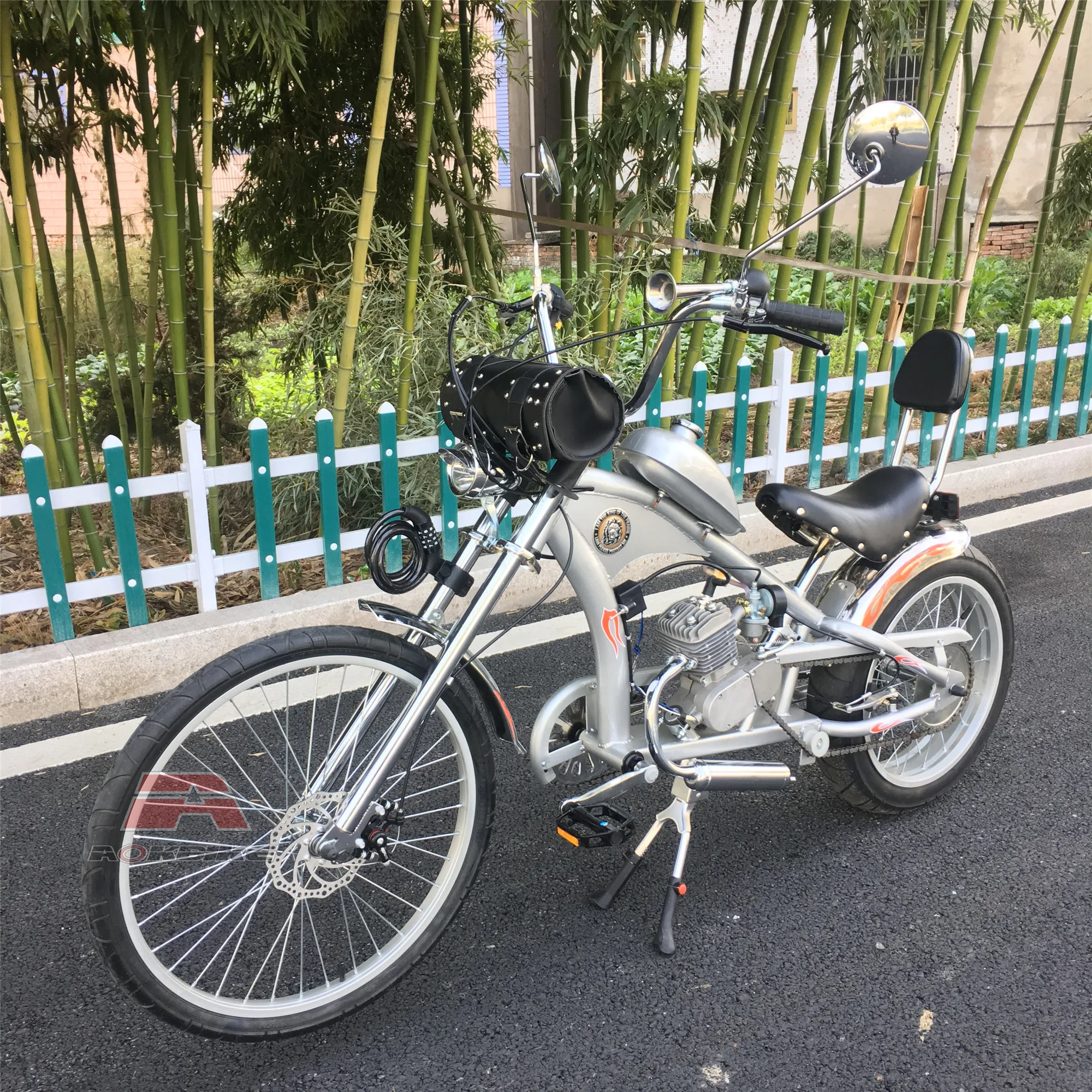 48CC моторизованный велосипед низкий мотоцикл для внедорожника мощный 20 ”-24”