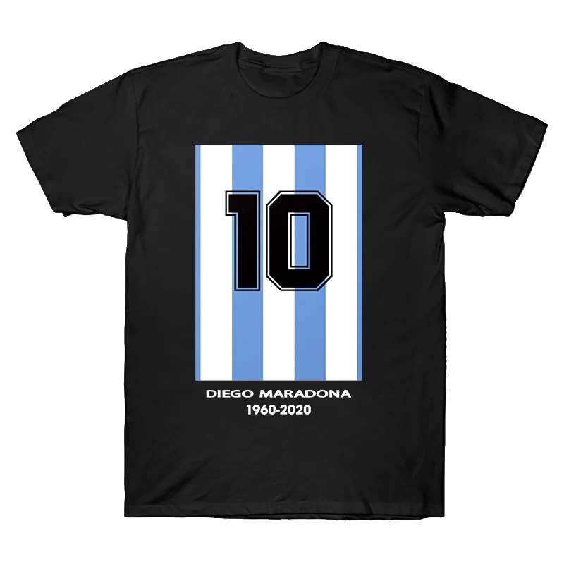 

Commemorate Diego Armando Maradona T Shirt Argentina Del Mondo Calcium Football Cool Casual Pride Tops Tees Men Women Unisex