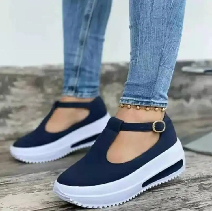 

Кроссовки женские на платформе, Вулканизированная подошва, повседневная обувь для бега, черные, белые