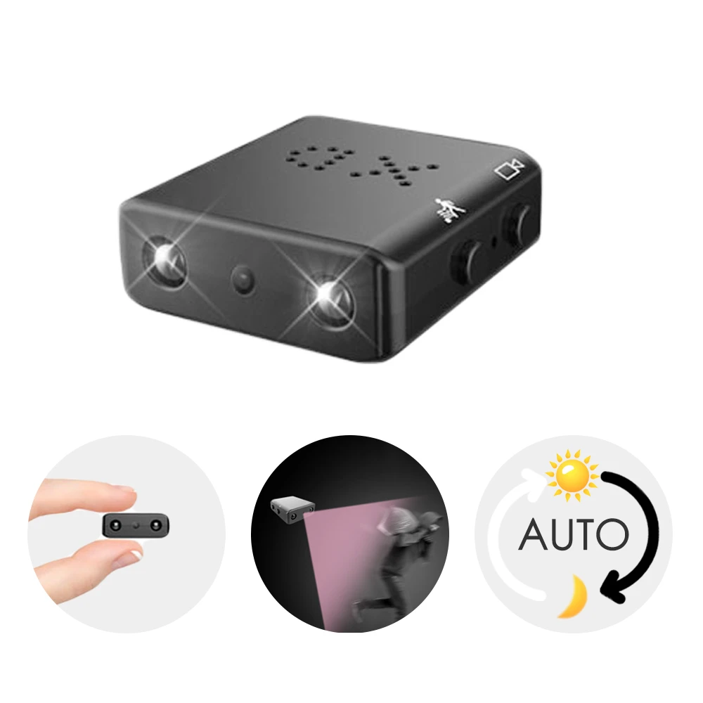 

XD IR-CUT Mini Camera HD 1080P Mini Camcorder Night Vision Infrared Micro Camera Motion Detection Video Recorder DV Cam sq11