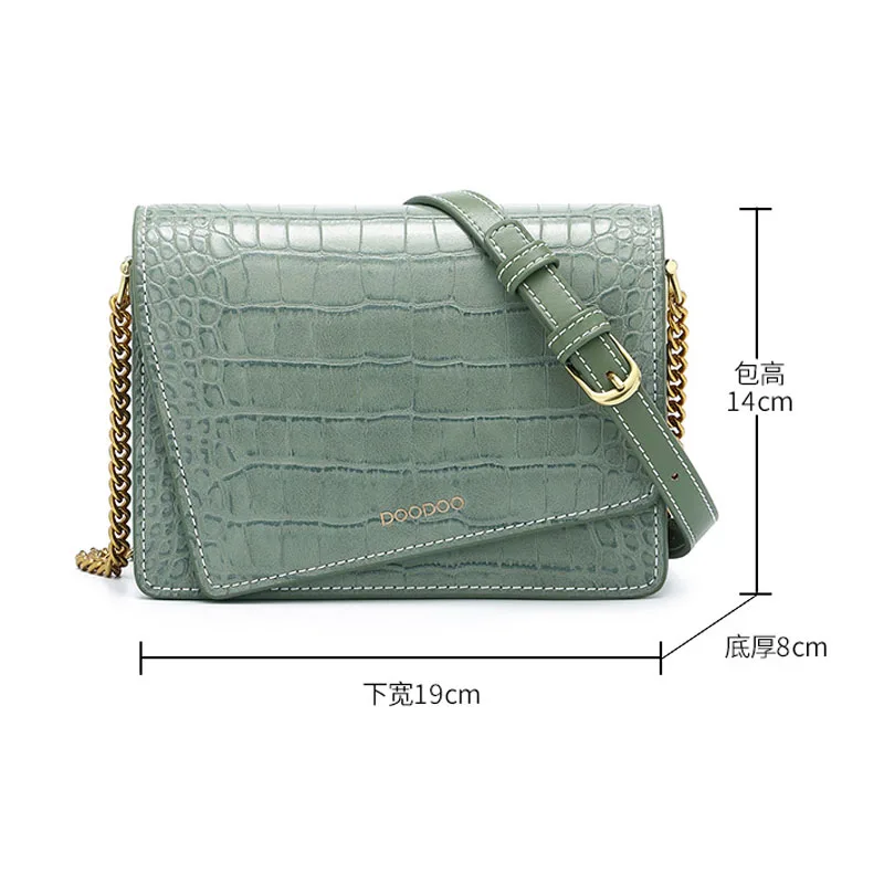 Новая модная сумка через плечо из крокодиловой кожи женская с магнитной пряжкой