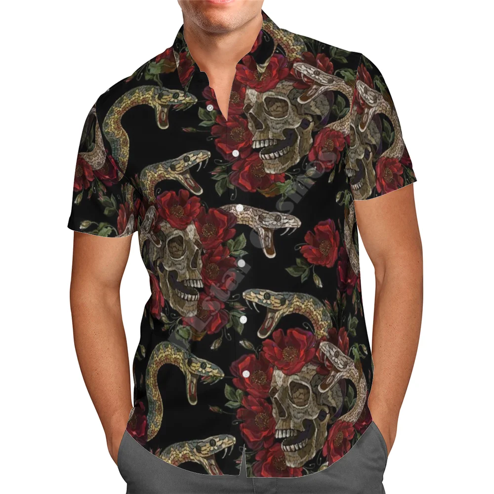 Hawaii Shirt Hawaiian beach summer Fashion Flower Sea Turtle Printed 3d Men's Shirt Harajuku Tee hip hop shirts 03
