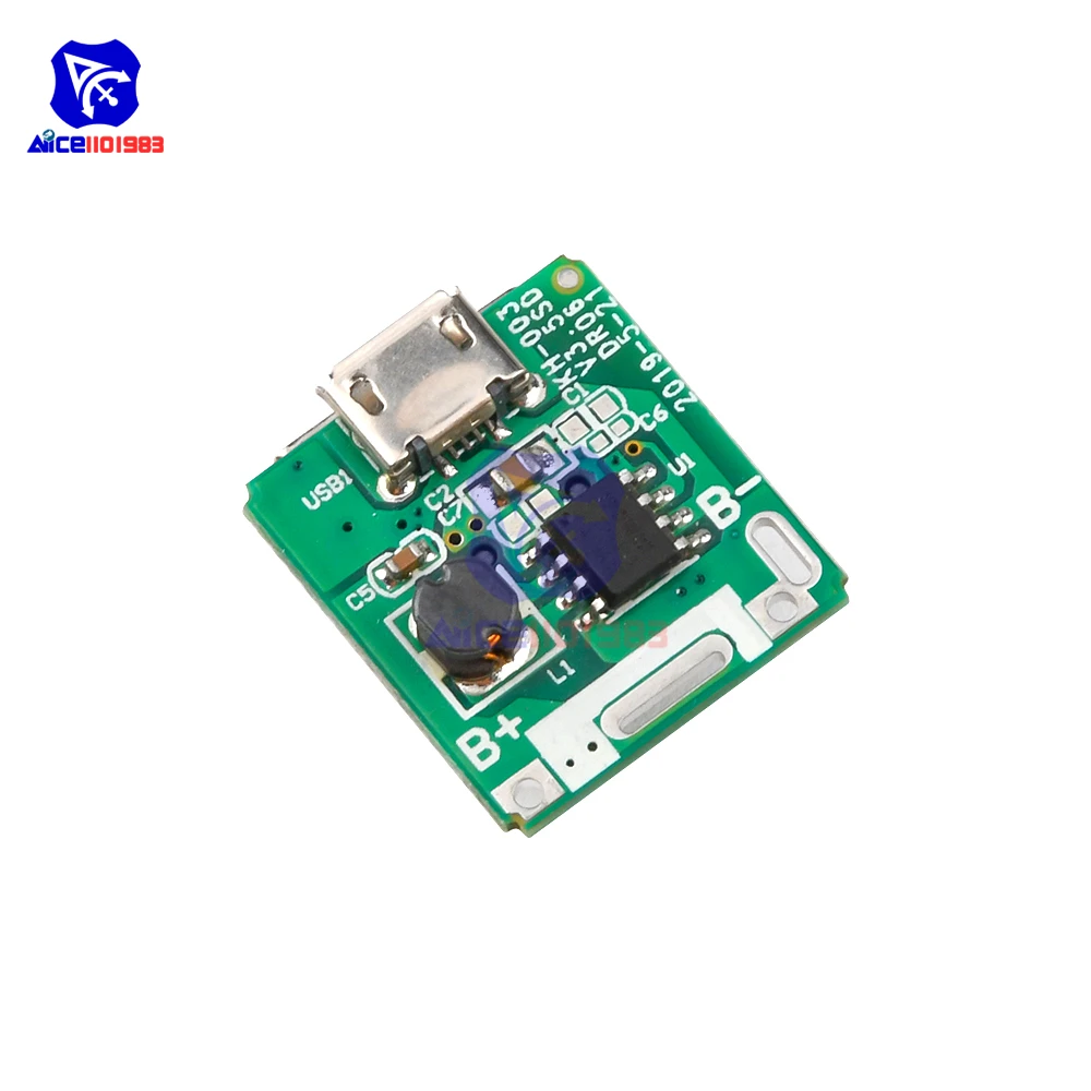 Повышающий Модуль преобразователя питания 5 В защитная плата для зарядки