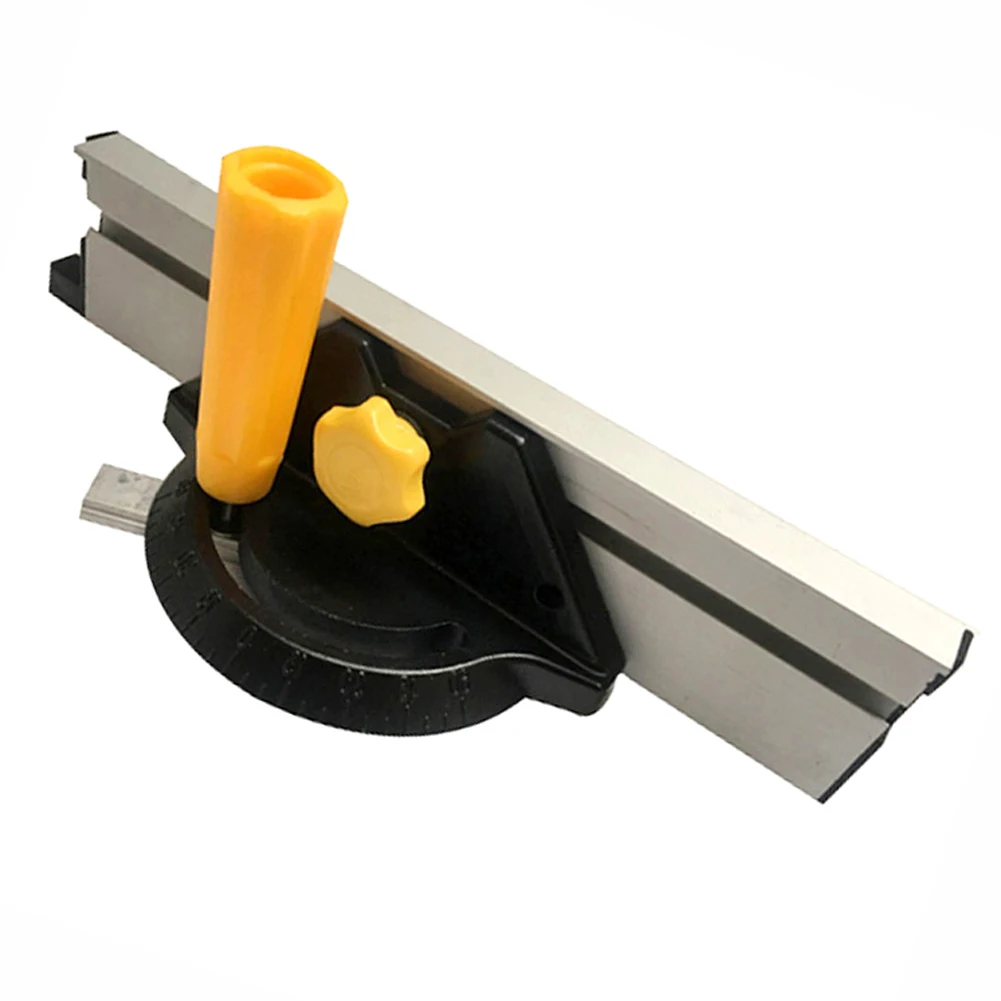 Деревянные стол станка угол линейки PusherAdjustable флип стоп Алюминий DIY Carpenter