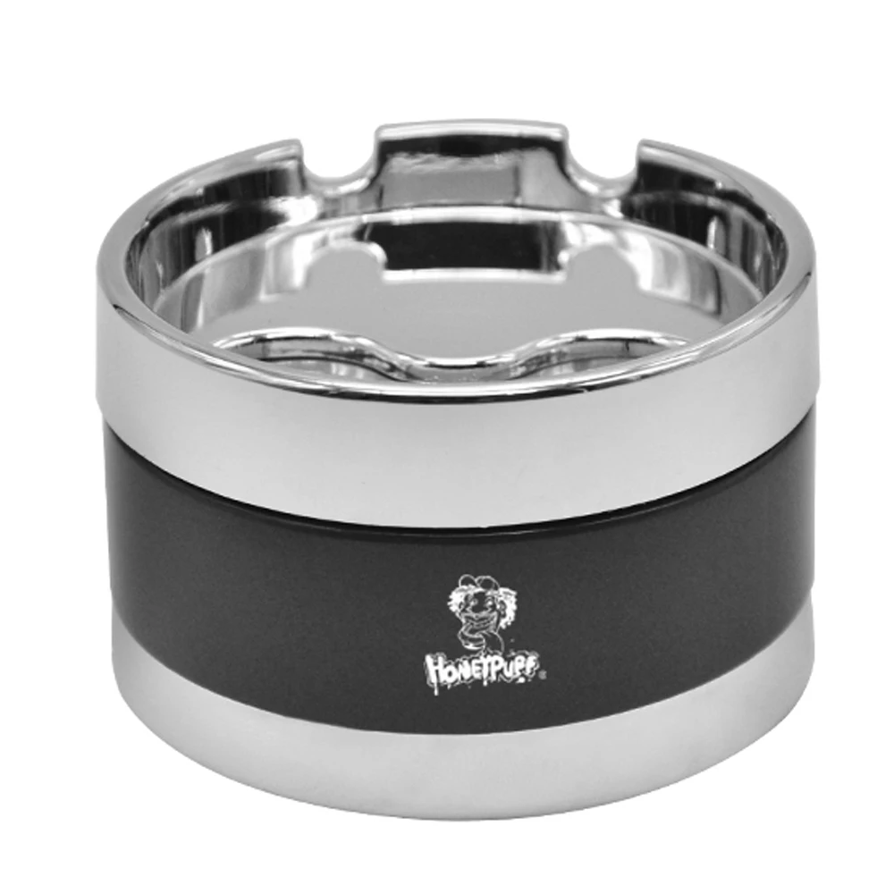 HORNET Премиум нержавеющая сталь тушение роторная крышка пепельница сигареты чашки