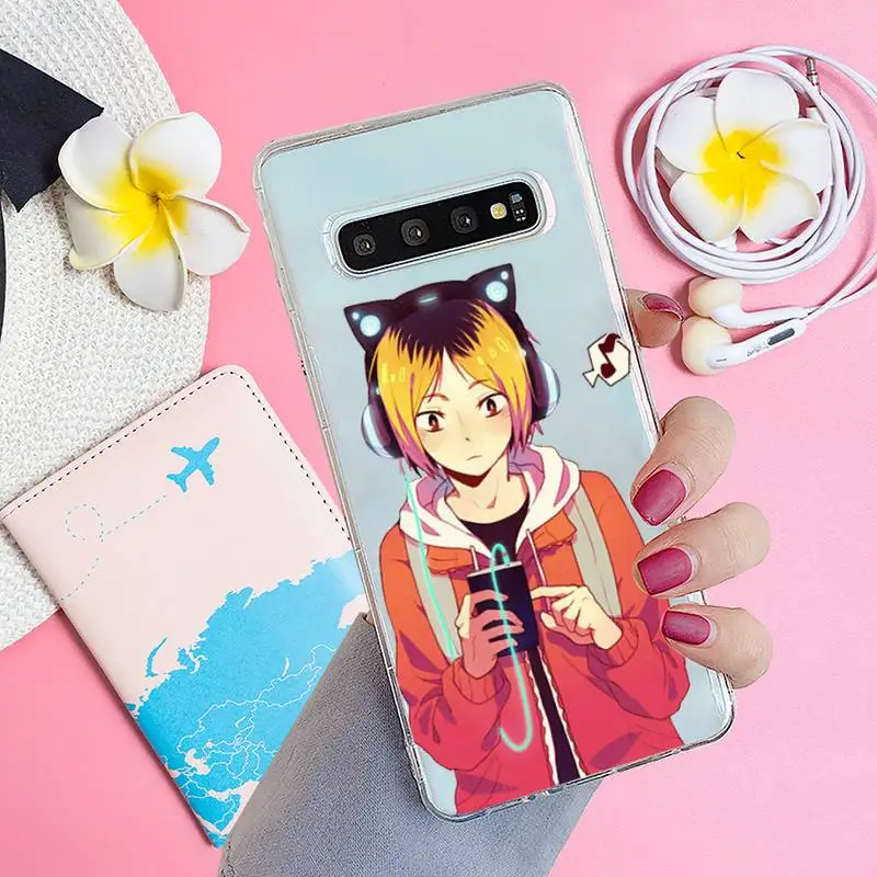 

Kenma Kozume of Haikyuu Phone Case Transparent for samsung A 21s 50 71 S 8 9 20 20fe note 10 20 ultra plus
