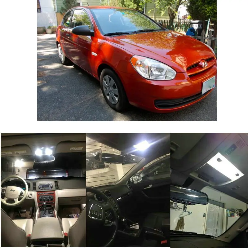 

Внутренние светодиодные лампы для 2008 Hyundai Accent Azera Elantra