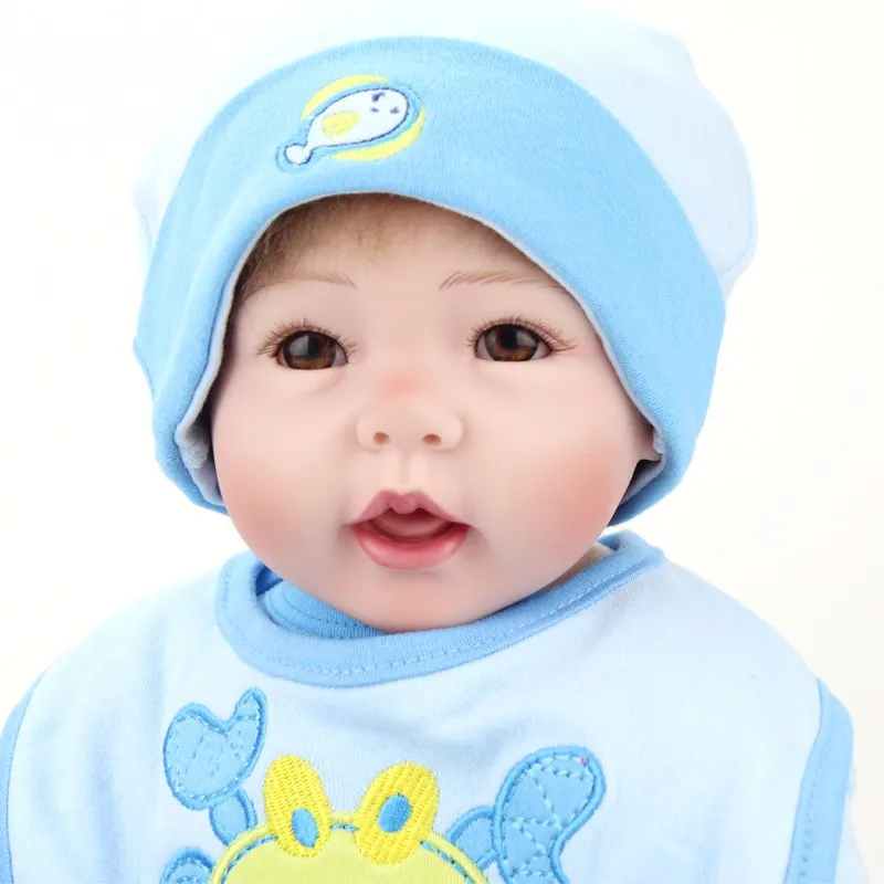 51 см кукла новорожденного ребенка DOLLMAI Горячая продажа игрушка силиконовые reborn