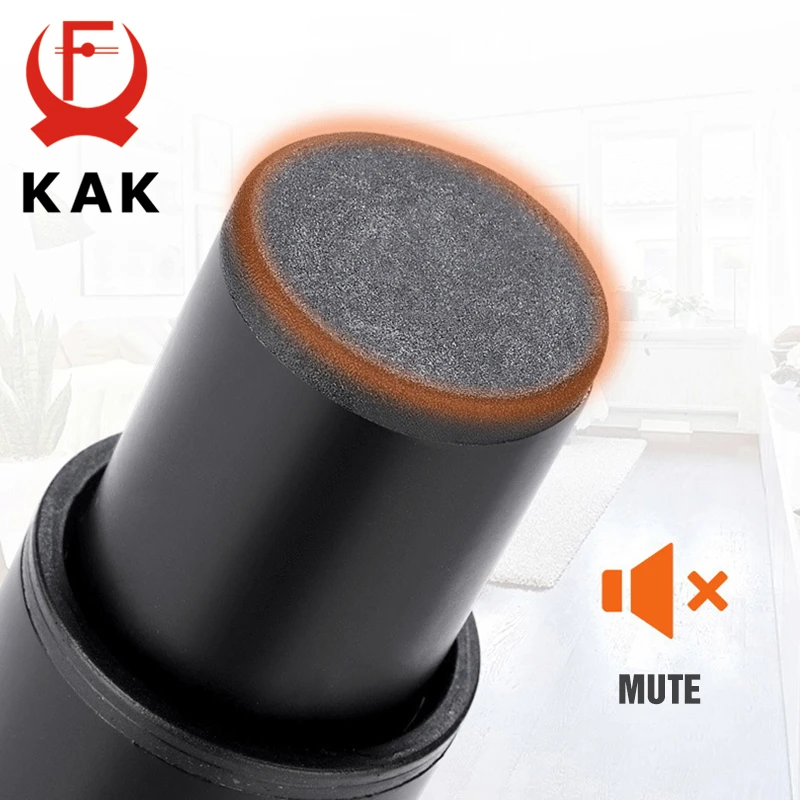 KAK регулируемая ножка для мебели холоднокатаная сталь черный белый стол