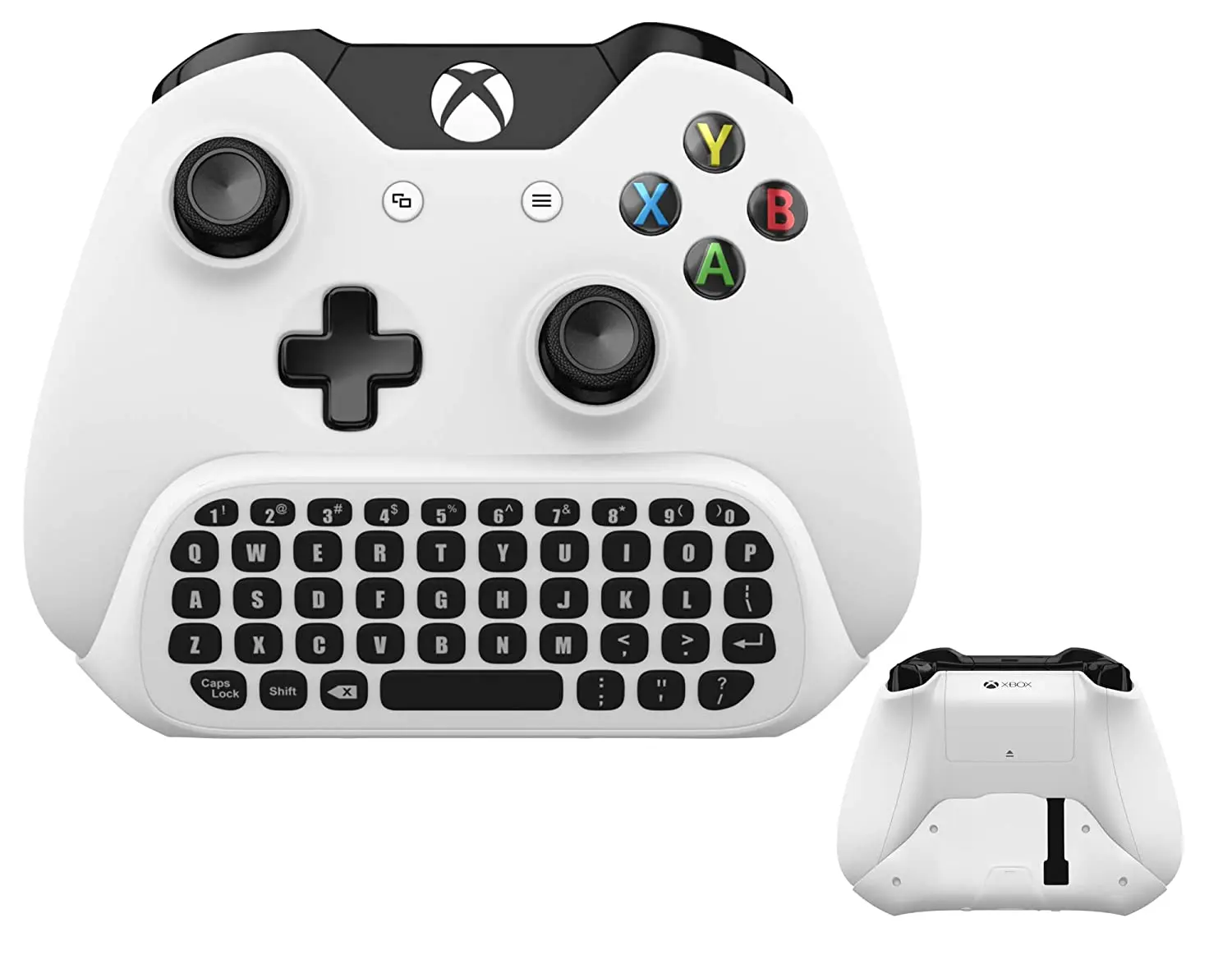 Wireless Keyboard ChatPad for Xbox One S Keyboard with USB Receiver with Audio/Headset Jack for Xbox One Elite & Slim Controller