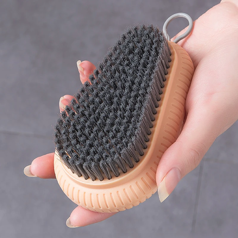 

1PCS handle laundry brush, plastic brush, home soft brush, hangable laundry brush, feel brush, shoe brush S7