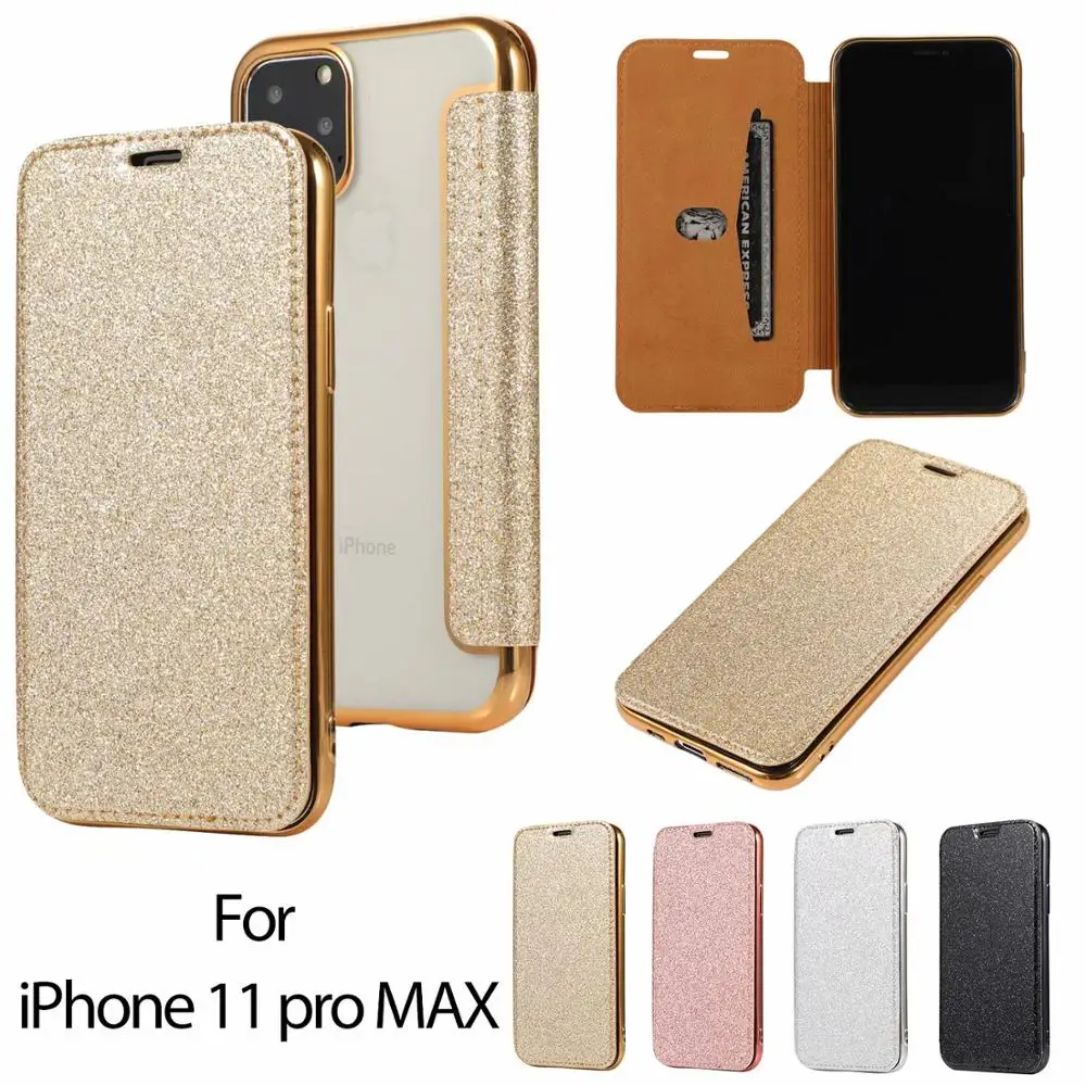 Блестящий блестящий чехол для телефона iPhone 11 Pro XR XS Max 8 7 Plus прозрачный мягкий ТПУ