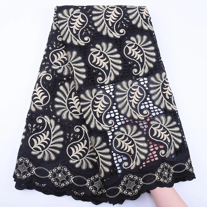 

Африканский польский хлопок швейцарская вуаль Отверстия Кружева в Швейцарии высокое качество африканская сухая кружевная ткань для нигер...