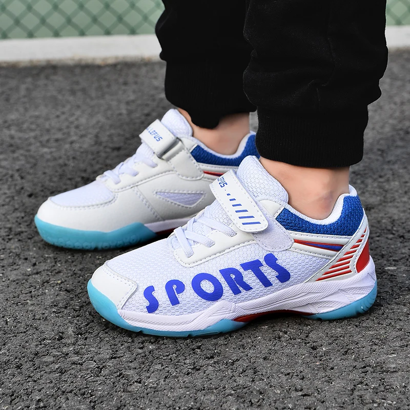 

2021 Indoor Sport Kids' Sneakers Table Tennis Shoes for Kid Children Rubber Badminton Sneakers Girls Boys Badminton Shoes