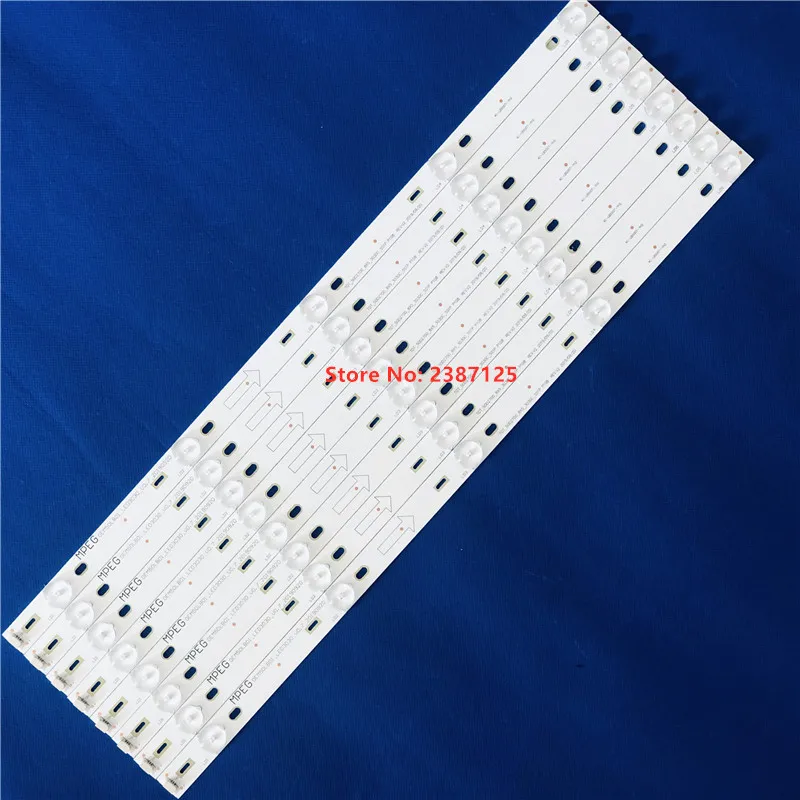 

8pcs LED Backlight T0T-50D2700-8X5-3030C-5S1P 4C-LB500T-ZM1 OEM50LB01_LED3030_V1.1_20150806 for L50F3800A D50A710 D50A810