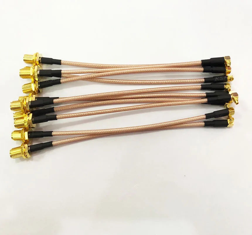 Коннектор SMA Мама папа MMCX косичка RF с прямым углом кабель RG316 10 см 15 20 30 50