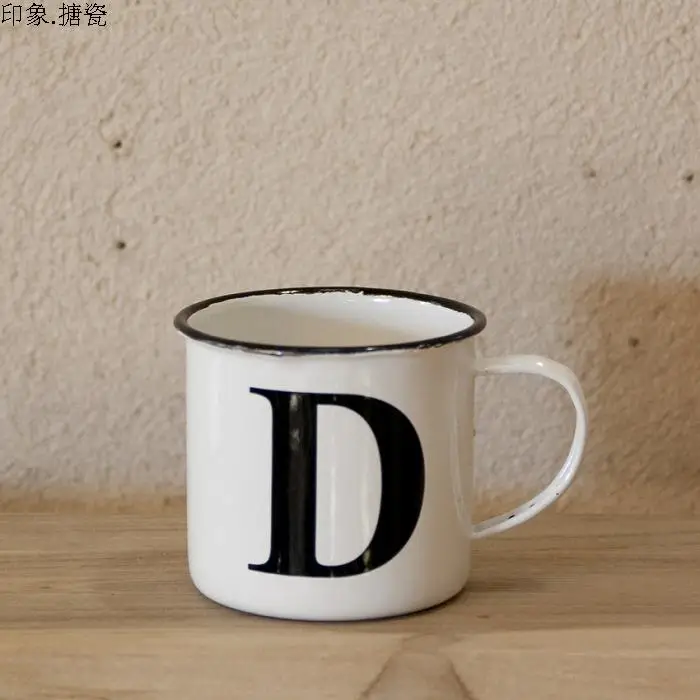 D = 9 см эмалированная японская классическая чашка с буквами для влюбленных