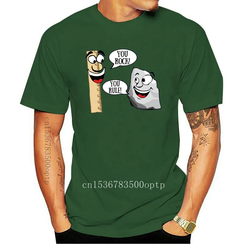 

Новая необычная шуточная футболка You Rock, You рует Puns Geek Nerd математика, наука унисекс свободная футболка