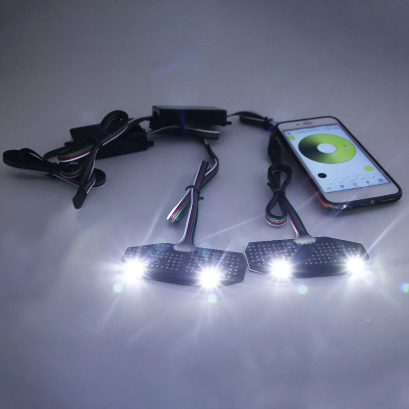 

for Ford Mustang 2013 2014 Remote Control RGBW Multicolor LED DRL Daytime Running Light Board Lighting Kit Car Styling