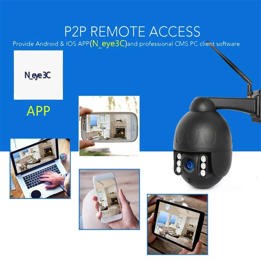 Камеры Скрытого видеонаблюдения Открытый 1080P безопасности Wi Fi ip камера Смарт