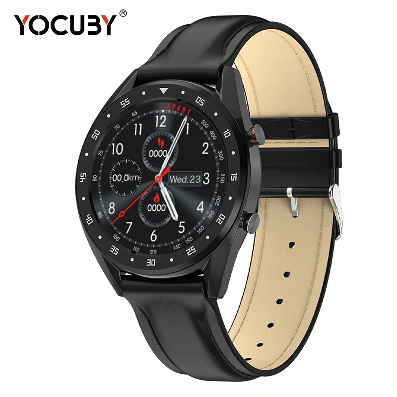 YOCUBY L7 ЭКГ Смарт спортивные часы PPG HRV отчет сердечного ритма сна монитор IP68 Водонепроницаемый плавание фитнес трекер для мужчин