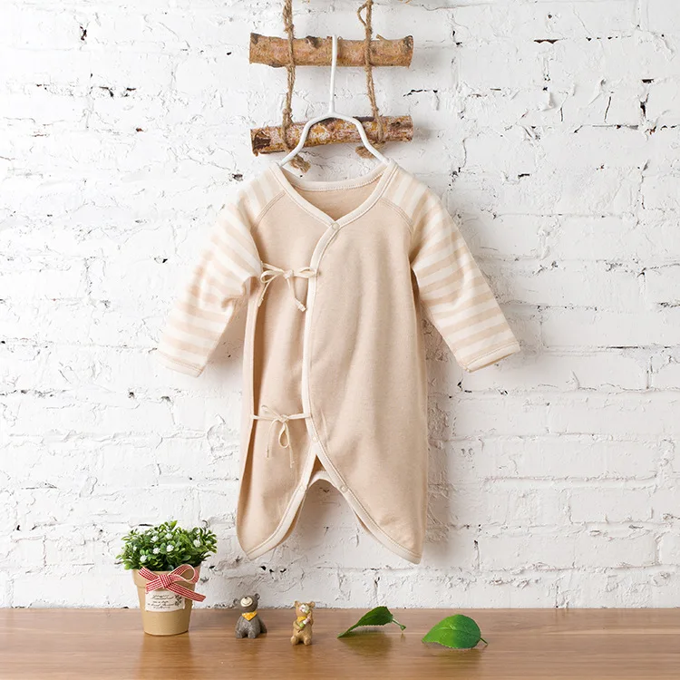 Детские комбинезоны из органического хлопка милая Одежда для новорожденных