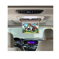 12 1 inch flip down monitor 1080p hd player fm hdmi ultra thin car dvd player 2 way video input car roof mounted lcd monitor