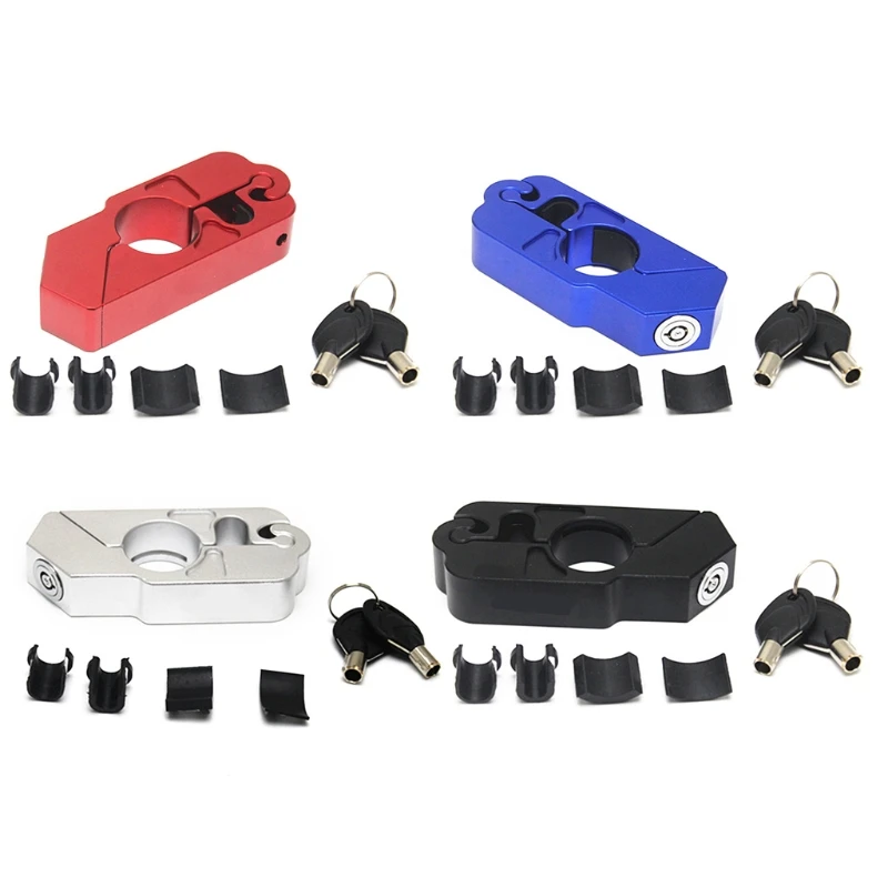 

Scooter Brake Lock Hardware Universal Motorcycle Handlebar Solid Lock with Keys