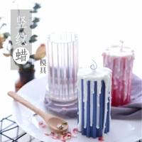 vertical acrylic candle molds manual candle making spiral shape model candle moulds wax shaping molds diy handmade craft tools