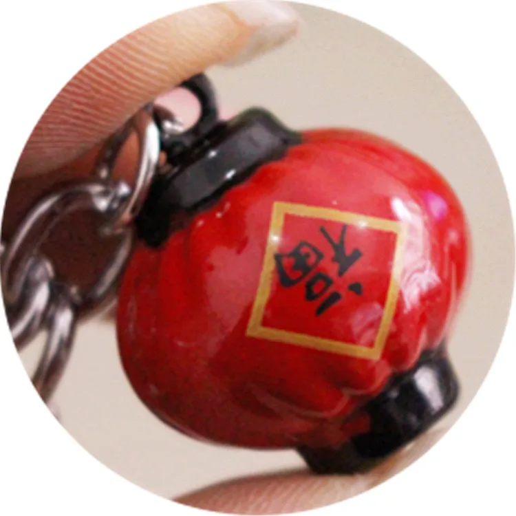 1 шт. Omamori Мультфильм Креативный счастливый фу фонарик колокольчик брелок pom llaveros