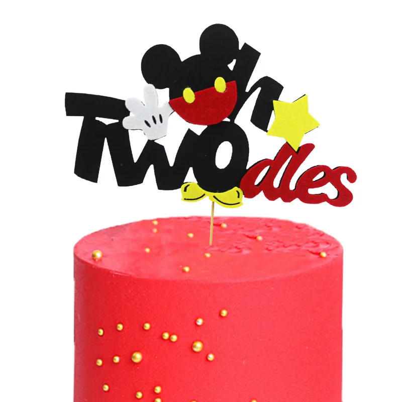 Топпер для торта в стиле Диснея Микки и Минни Маус украшение детского