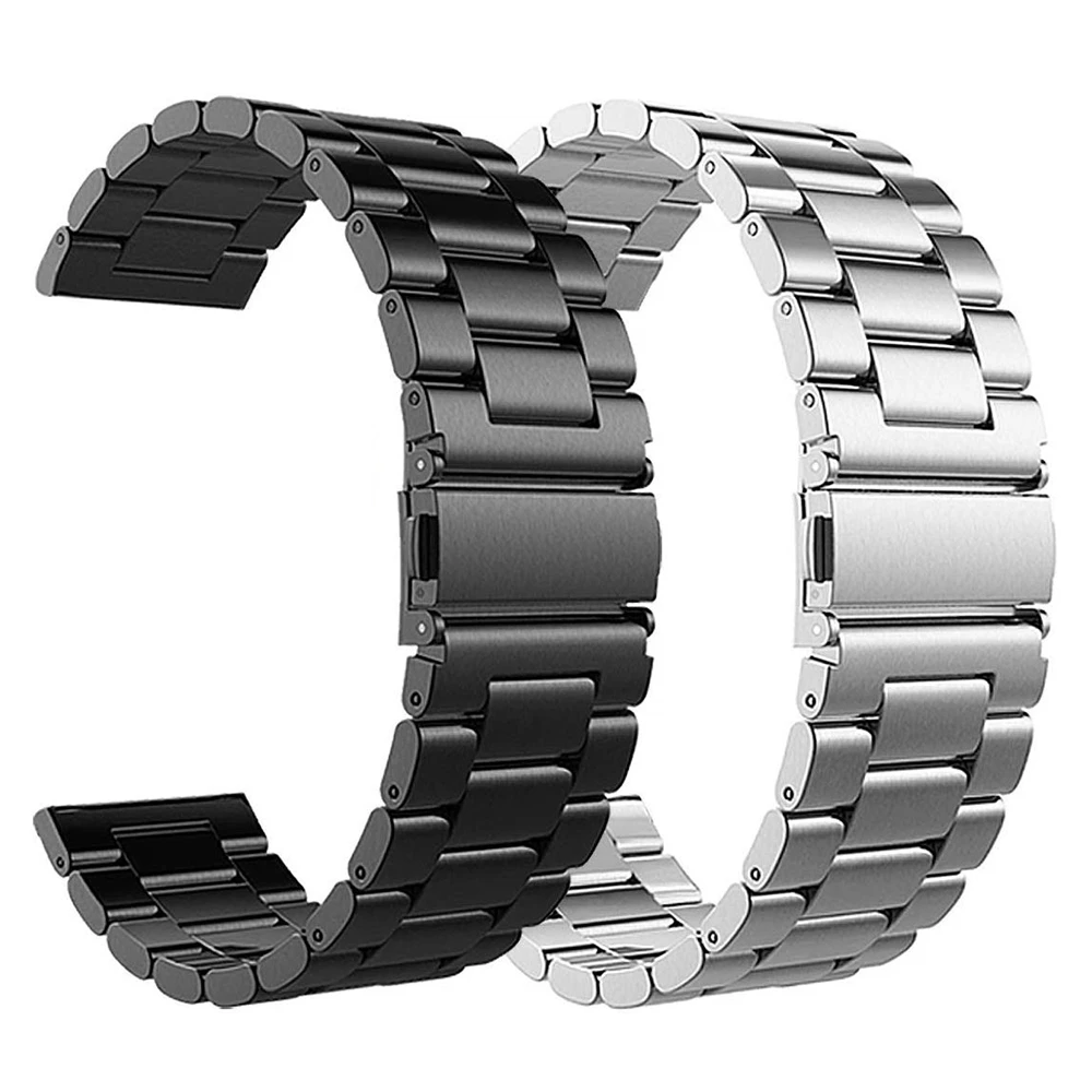 Наборы браслетов для samsung Galaxy Watch 46 мм/gear S3 22 мм 20 мм из нержавеющей стали, Миланский Браслет для активных 2, ремешок 40 мм 44 мм