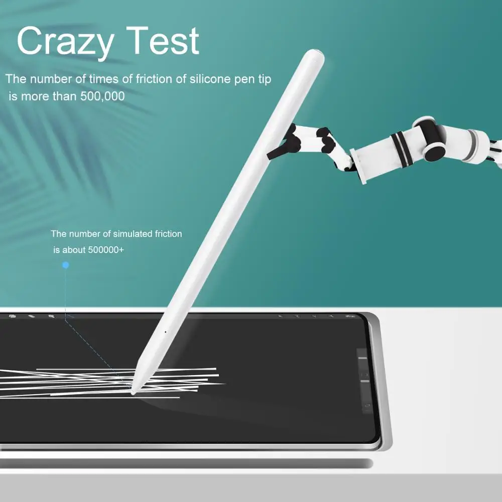 Стилус для Apple iPad Pencil с чувствительностью к откидному наклону Pro 11 12 9 2020 2018 Air 3rd/6th