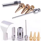 Комплект для газовой сварки из меди и железа, 1 шт., газовая паяльная головка5 шт., HS-1115K бутановый Газовый паяльник, комплект для сварки, ручка-фонарик, инструмент