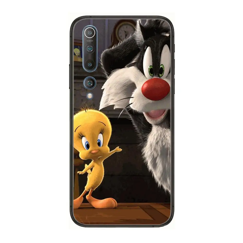 

Case Tweety Bird style Phone Case For xiaomi mi11 5g 10 liti Ultra 9Pro SE 3 8 Note Anime Black Cover Silicone Back Pretty tpu