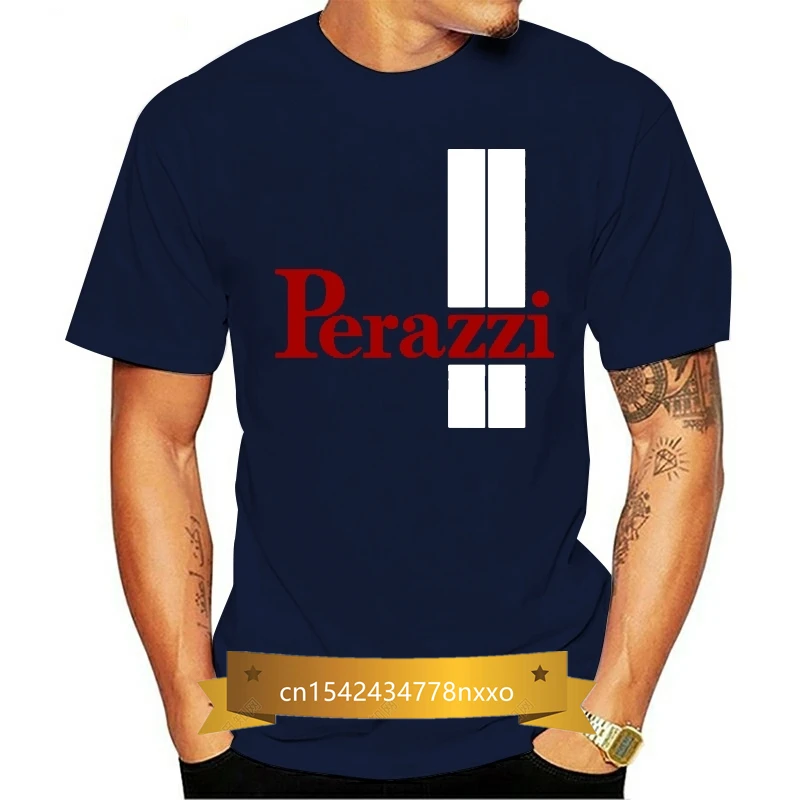 

PERAZZI SHOTHUN ITALIAN Black White Grey Men Tshirt