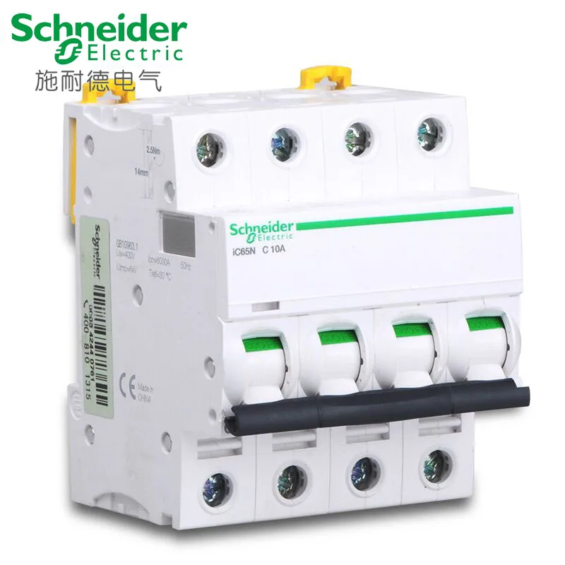 Schneider electric Mini Circuit Breaker iC65N 2p C type 1A 2A 4A 6A 10A 16A 20A 25A 32A 40A 50A 63A MCB | Обустройство дома