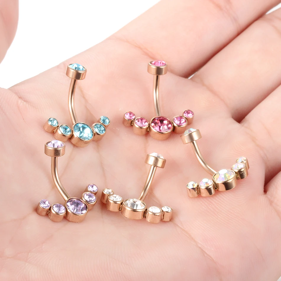 1 шт. кольцо для пупка из нержавеющей стали |